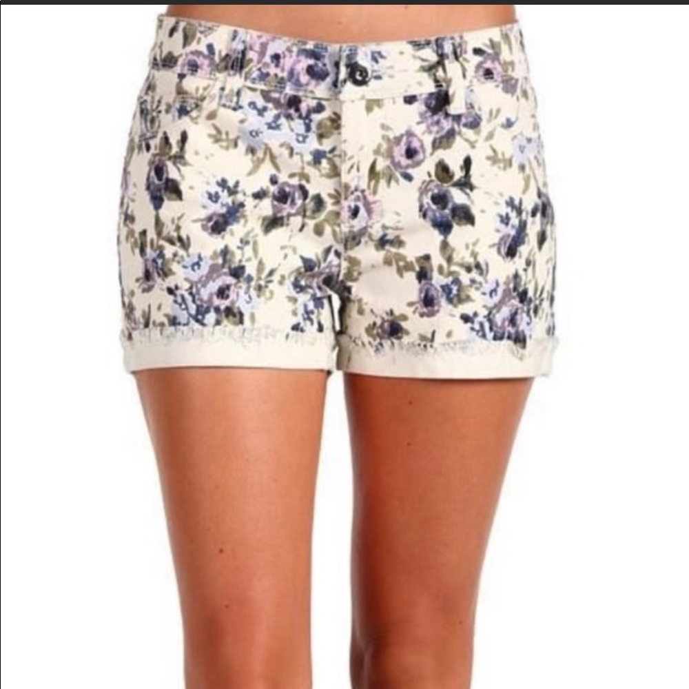 DL1961 Stella Katniss Floral Jean Shorts